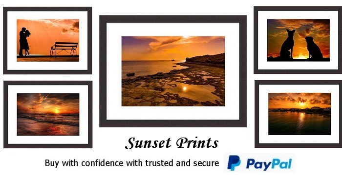 Sunset Framed Prints