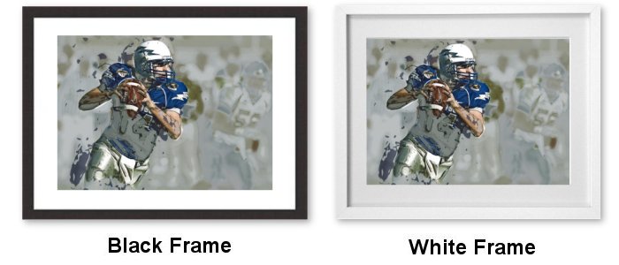 Quarterback Framed Print
