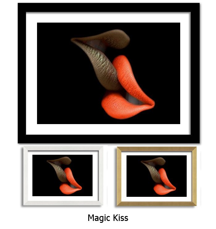 Magic Kiss Framed Print