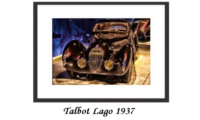 Talbot Lago 1937 Framed Print