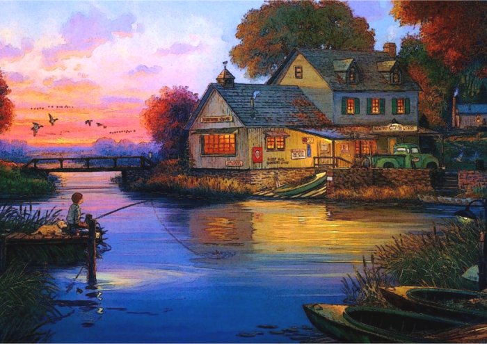 Boy Fishing
