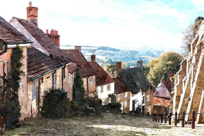 Cotswolds Art Framed Print