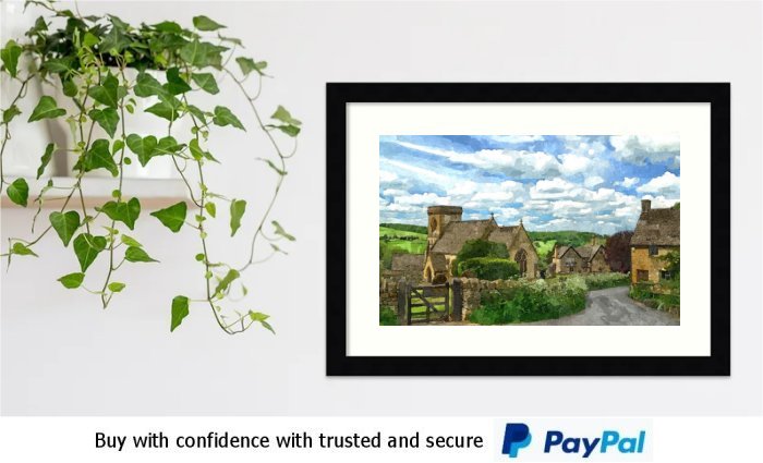 Cotswolds Art Framed Print