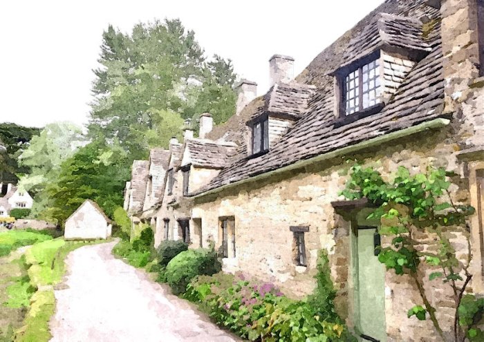 Cotswolds Art Framed Print