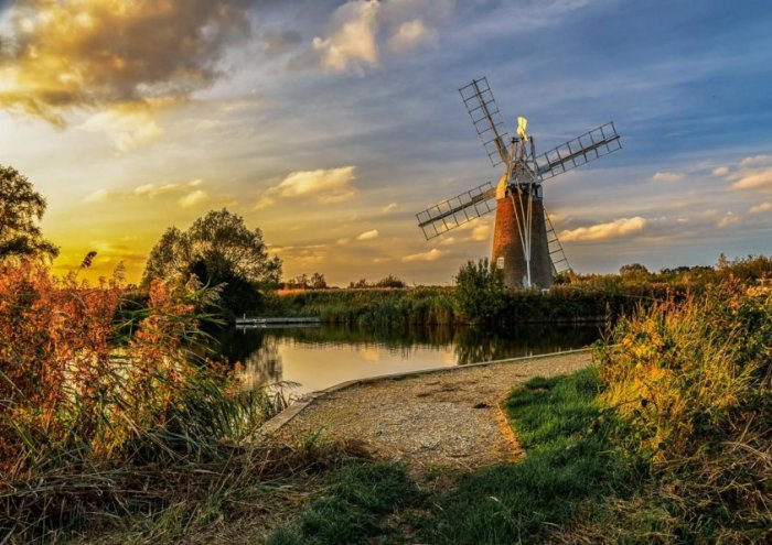 Norfolk Broads Framed print