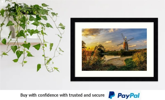 Norfolk Broads Framed print