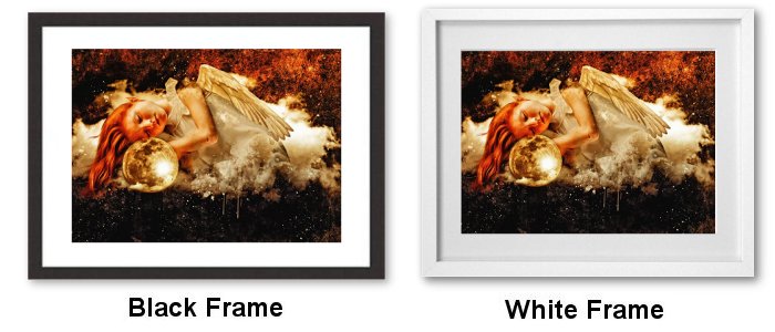 Angel Elf Girl Framed Print