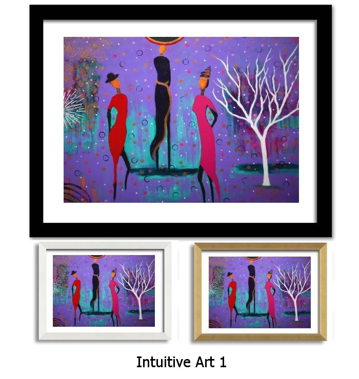 Intuitive Art Framed Print