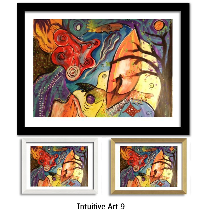 Intuitive Art Framed Print