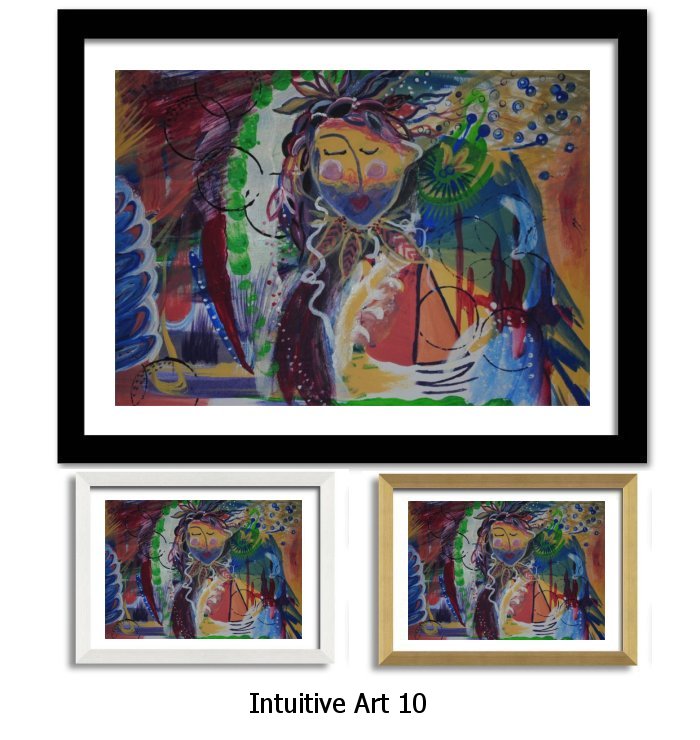 Intuitive Art Framed Print