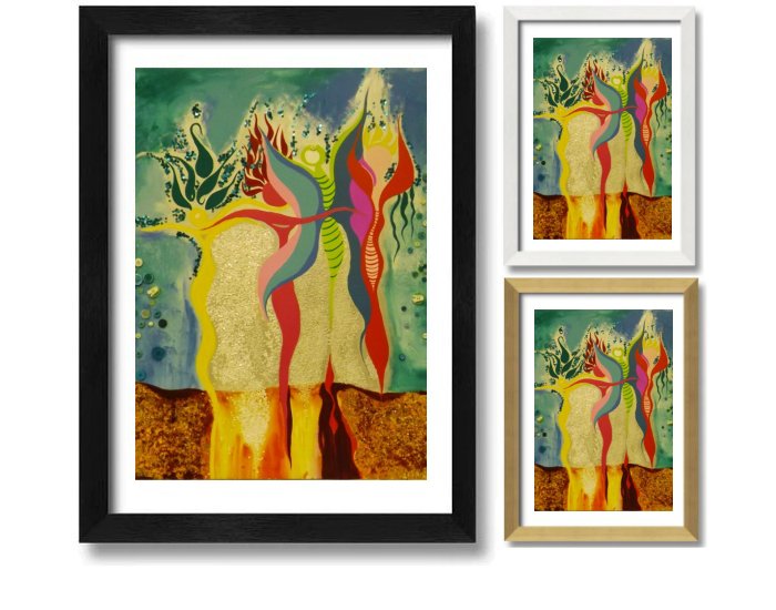 Intuitive Art Framed Print