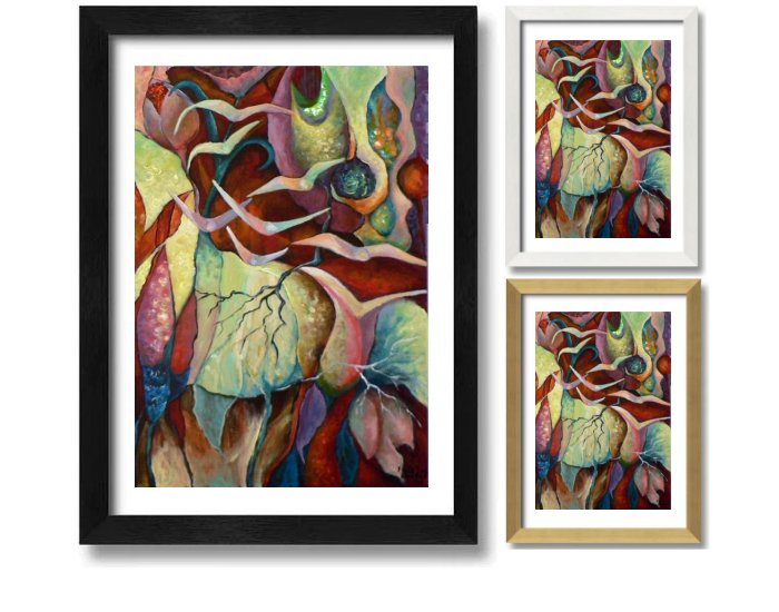 Intuitive Art Framed Print