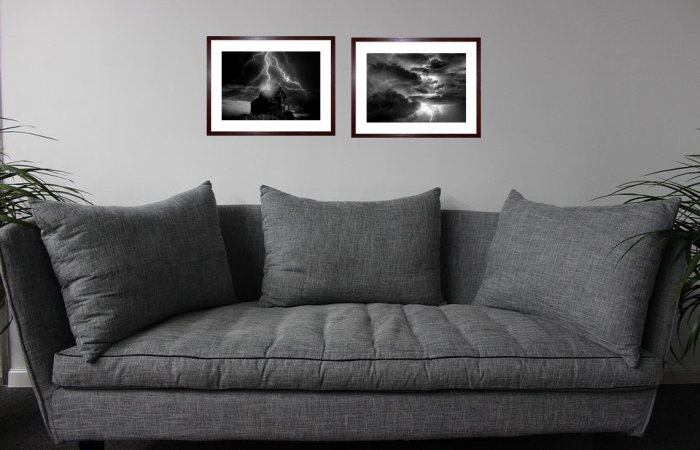 Lightning Framed Prints