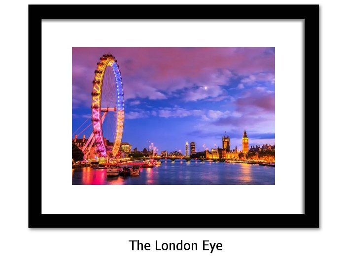 The London Eye Art Print The London Eye Art Print