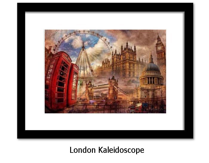 London Kaleidoscope Art Print