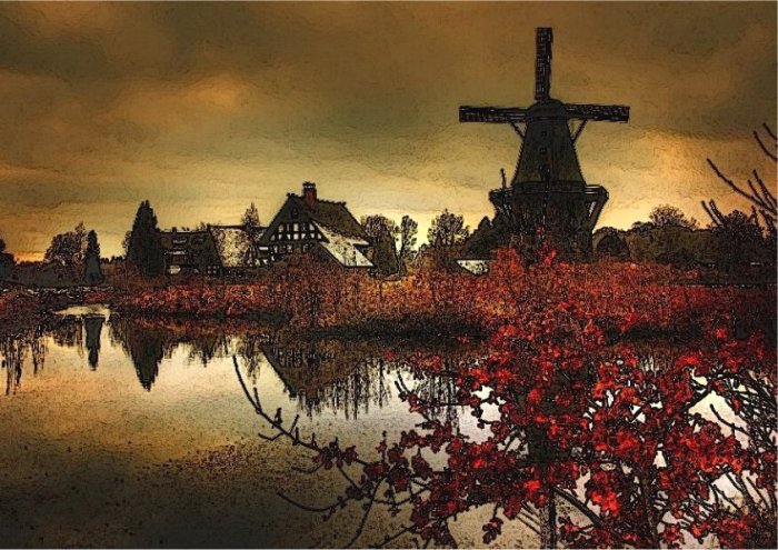 Windmill Art 