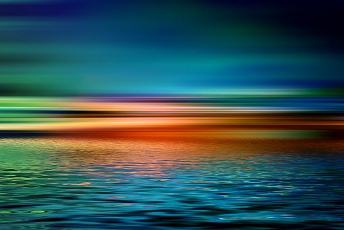 Lake Sea Water Wave Sunset Beautiful Sky Still
