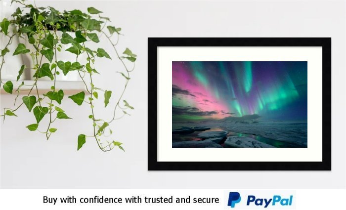 Northern Lights Framed Print