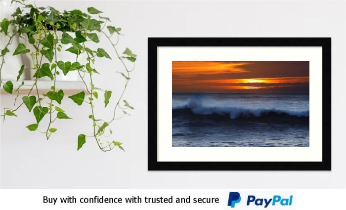 Ocean Sunrise Framed Print