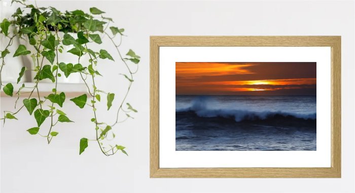 Ocean Sunrise Framed Print