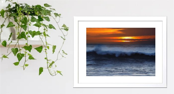 Ocean Sunrise Framed Print