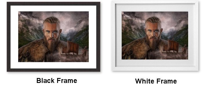 Ragnar Lothbrok Framed Print