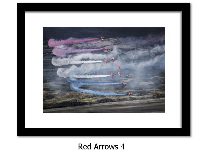 Red Arrows Framed Print 