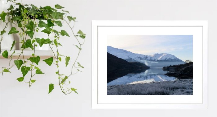 Mountain Snow Framed Print