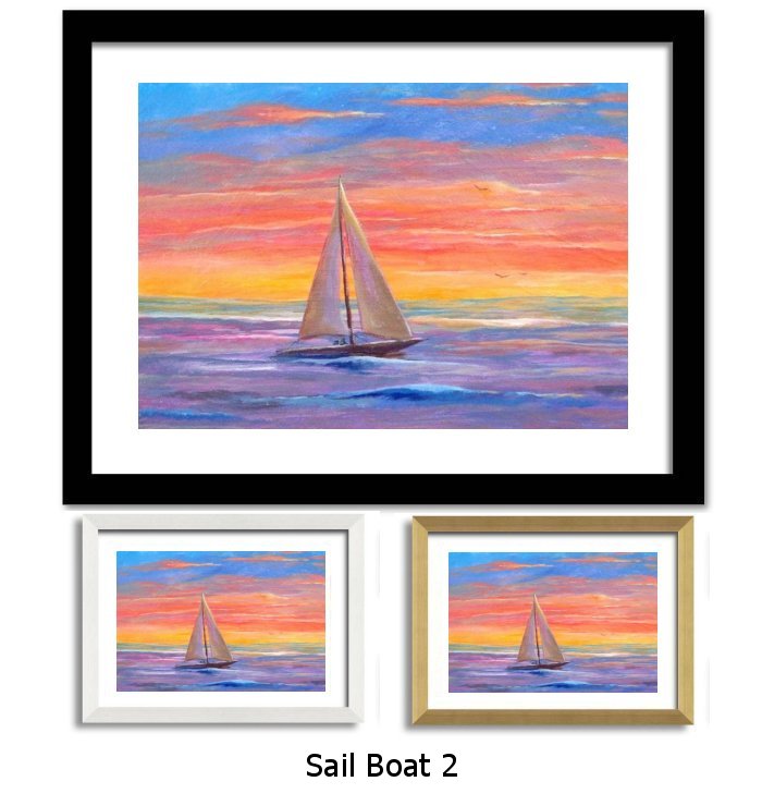 Sailboat Framed Print 