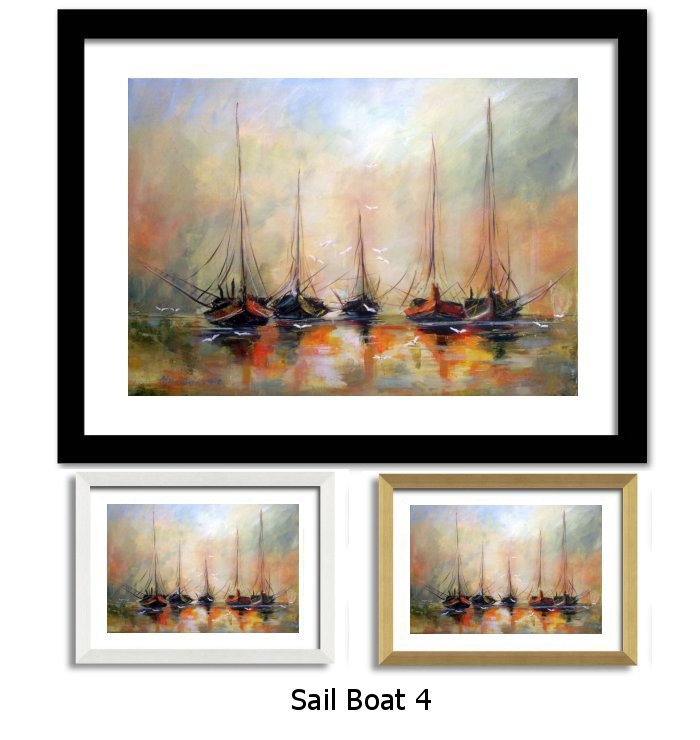 Sailboat Framed Print 