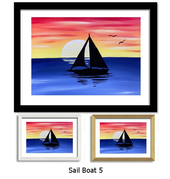 Sailboat Framed Print 