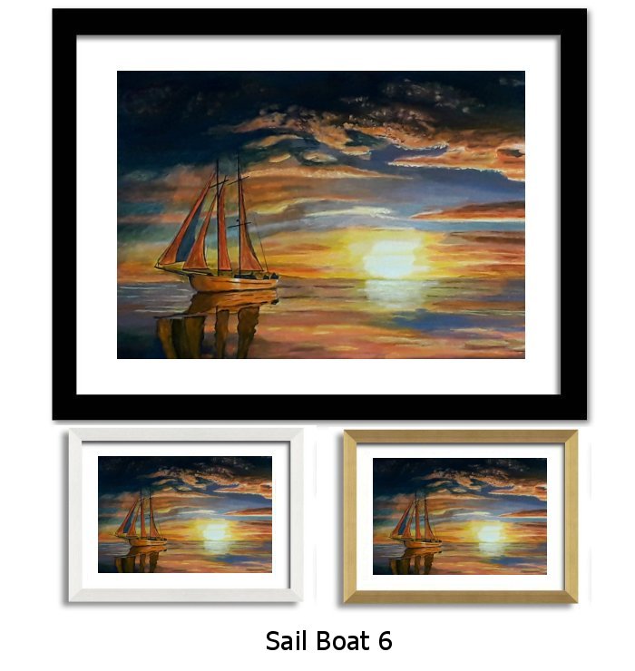 Sailboat Framed Print 