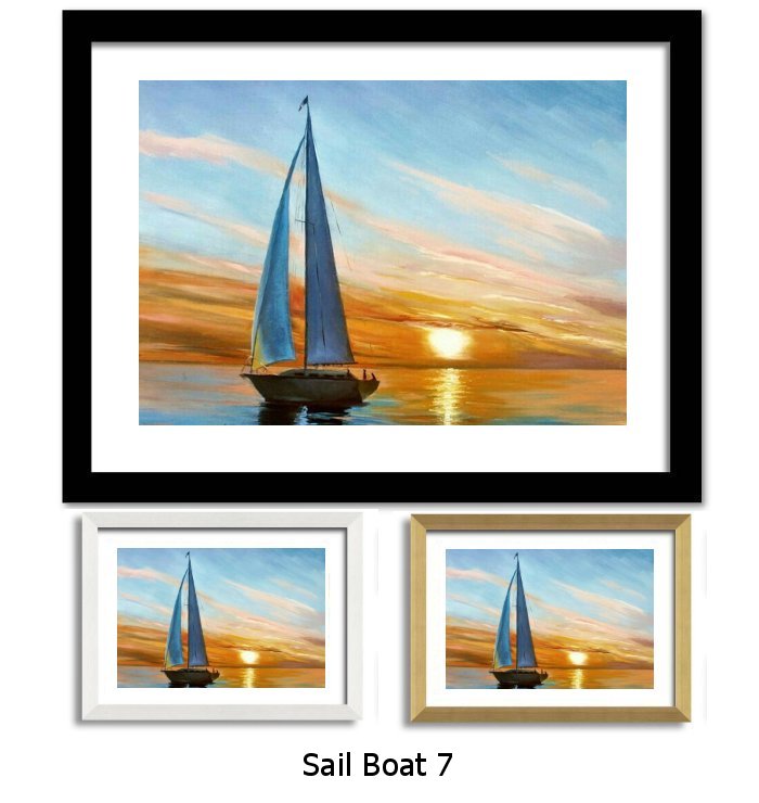 Sailboat Framed Print 