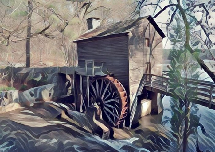 Framed Watermill Art prints