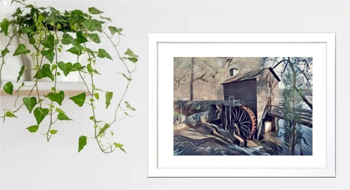 Framed Watermill Art prints