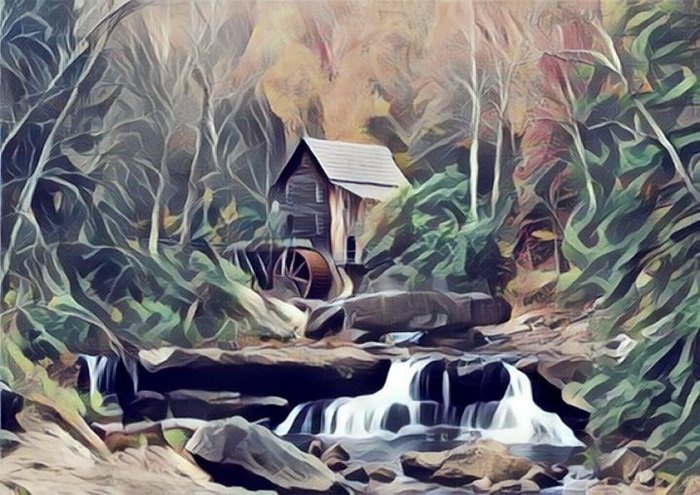Framed Watermill Art prints