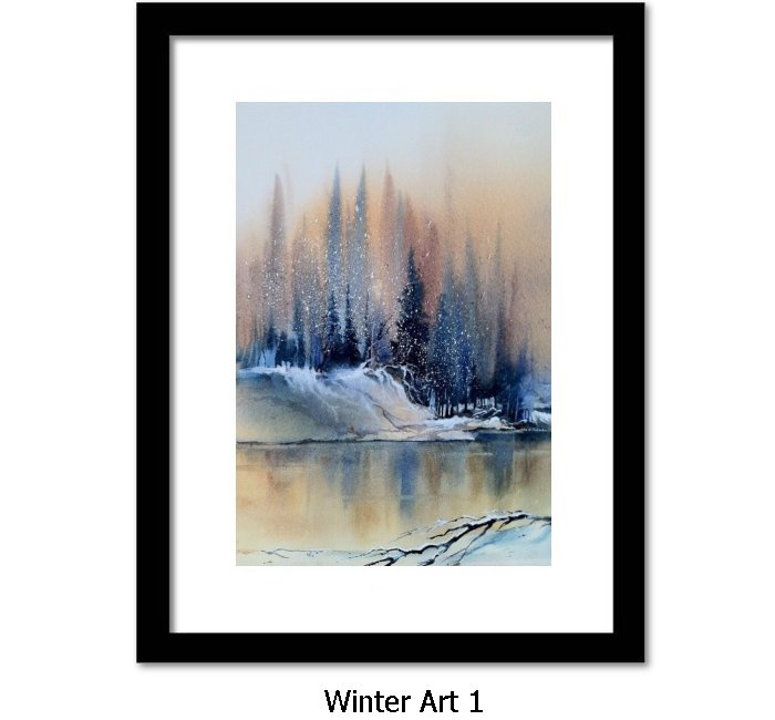 Winter Art Framed Print