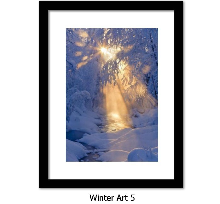 Winter Art Framed Print